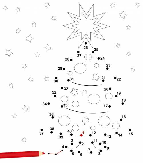printable connect the dots christmas