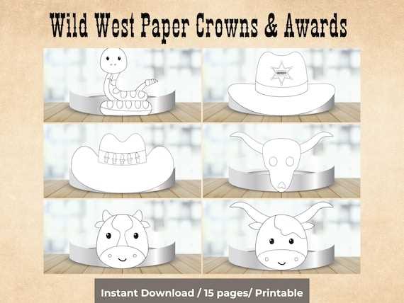 printable cowboy hat template