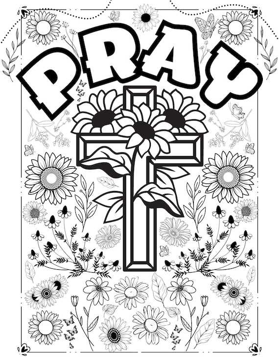 printable cross coloring pages