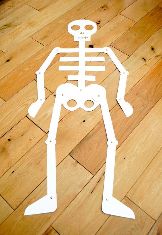 printable cut out skeleton
