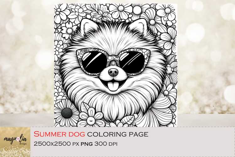 printable dog coloring