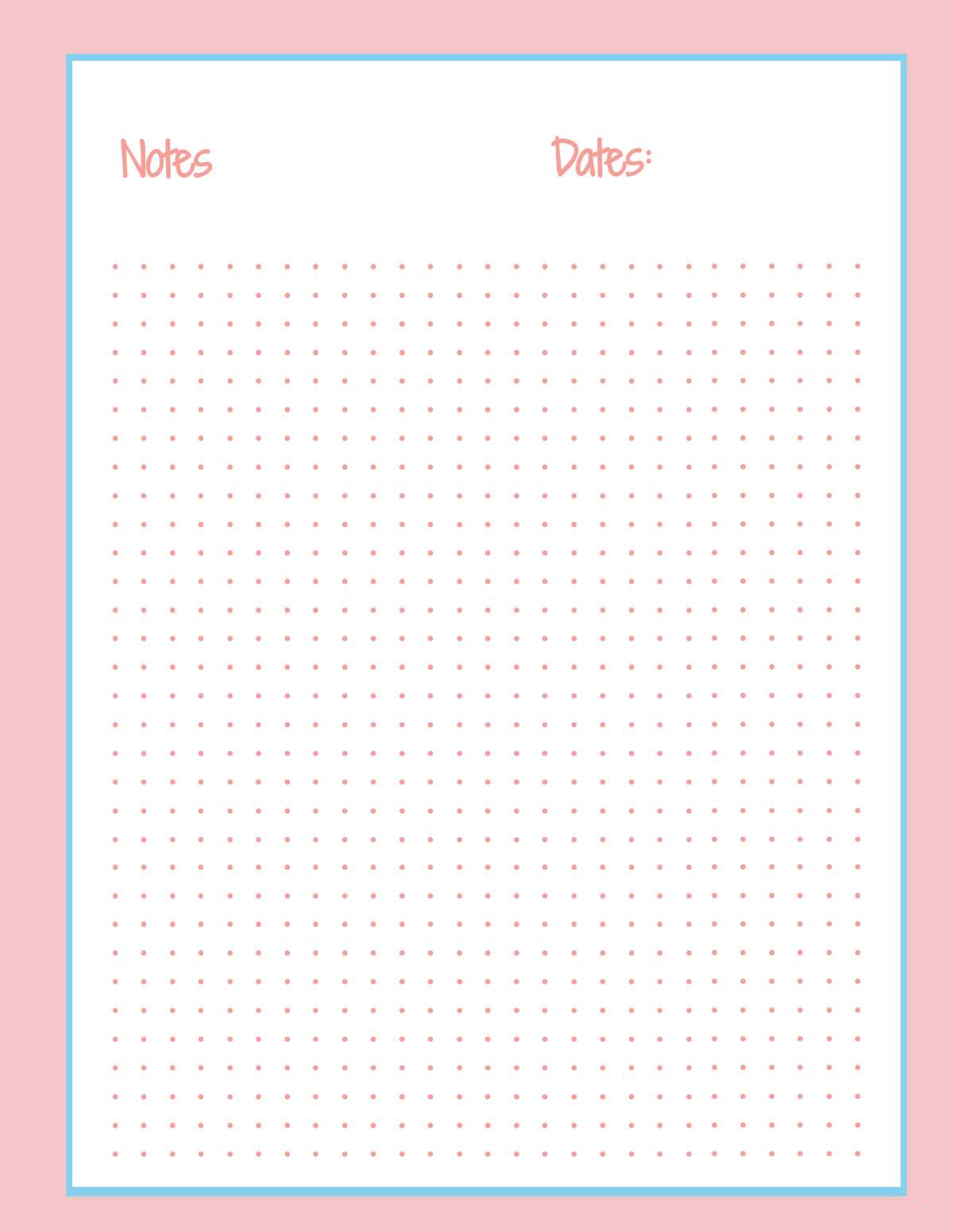 printable dotted paper
