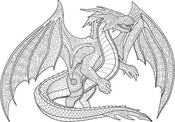printable dragon pictures