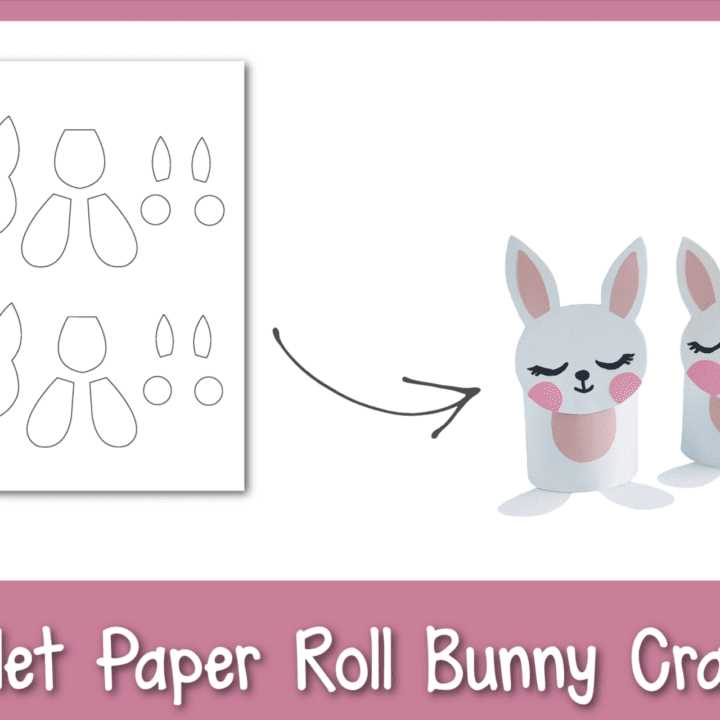 printable easter bunny craft template
