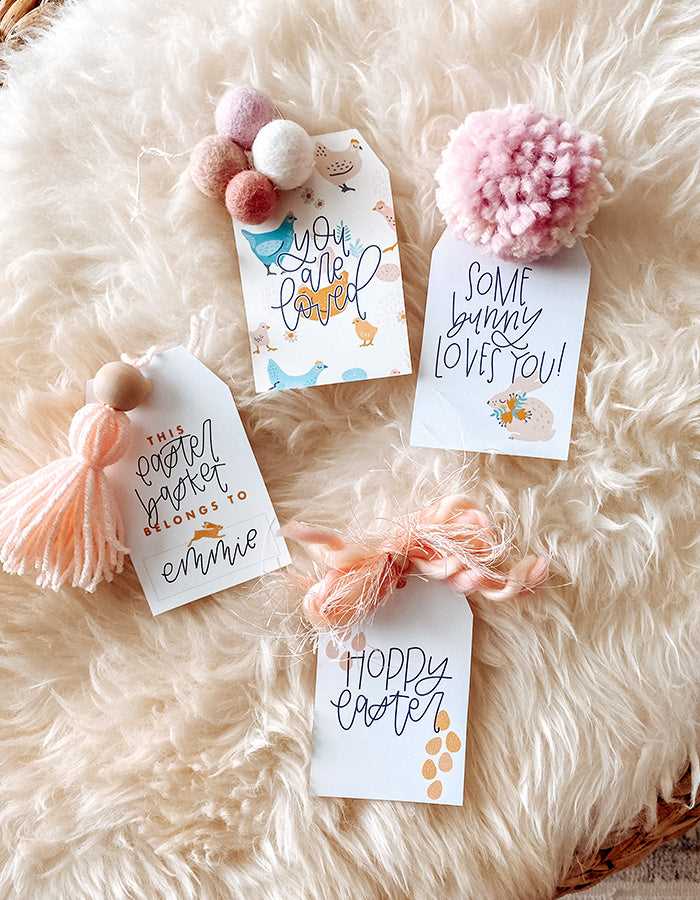printable easter gift tags