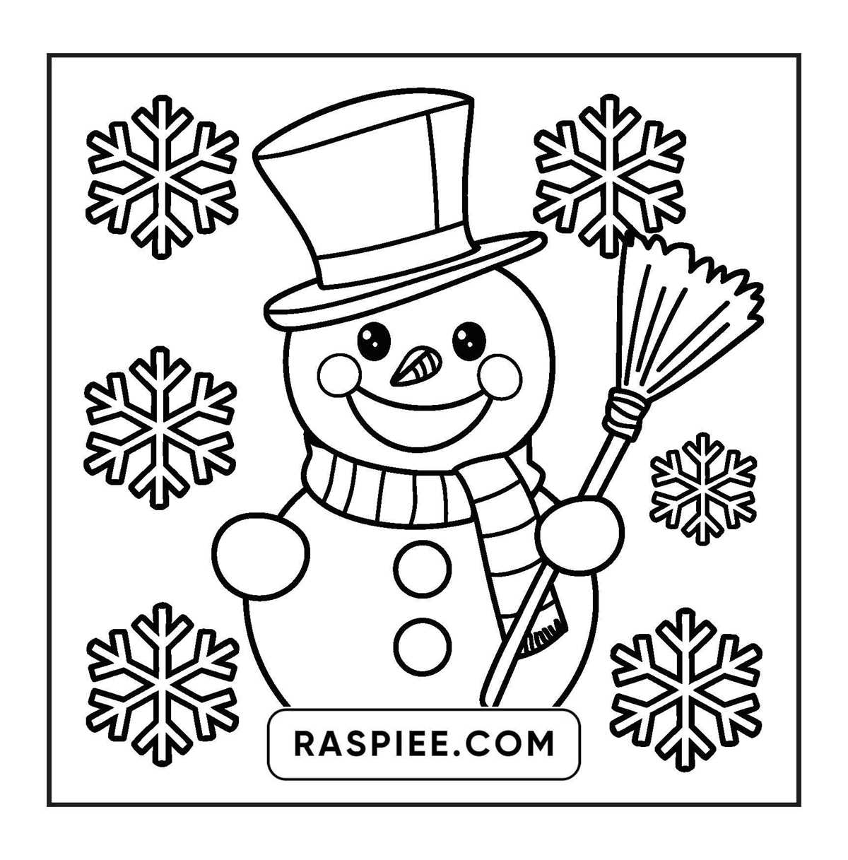 printable easy christmas coloring pages