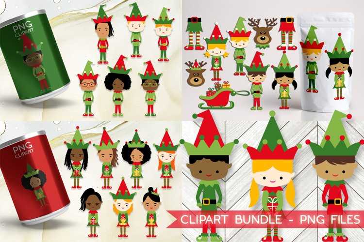 printable elf clipart