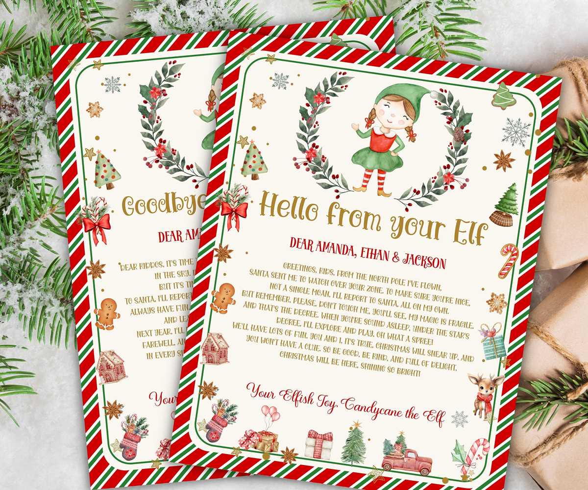 printable elf on the shelf im back letter
