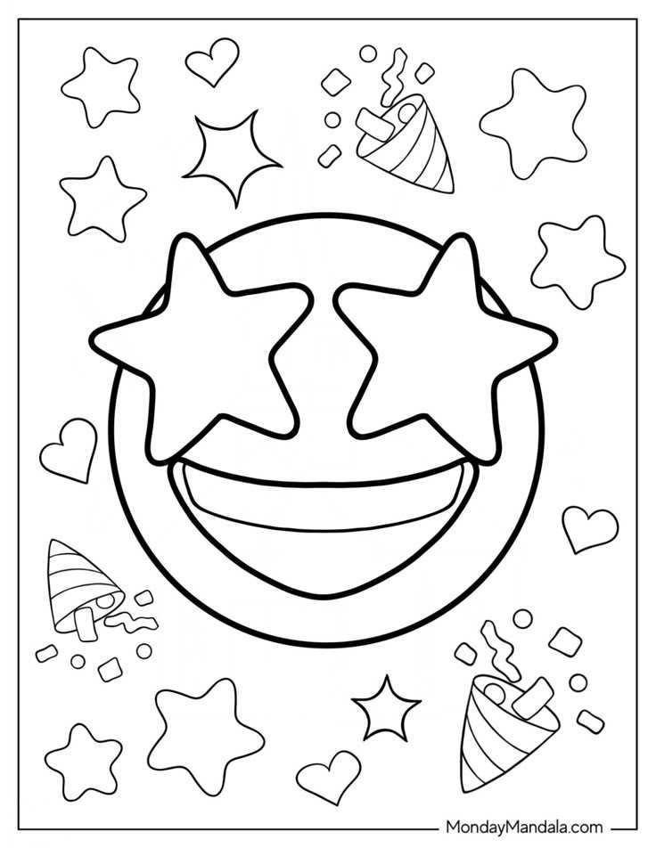 printable emoji coloring sheets