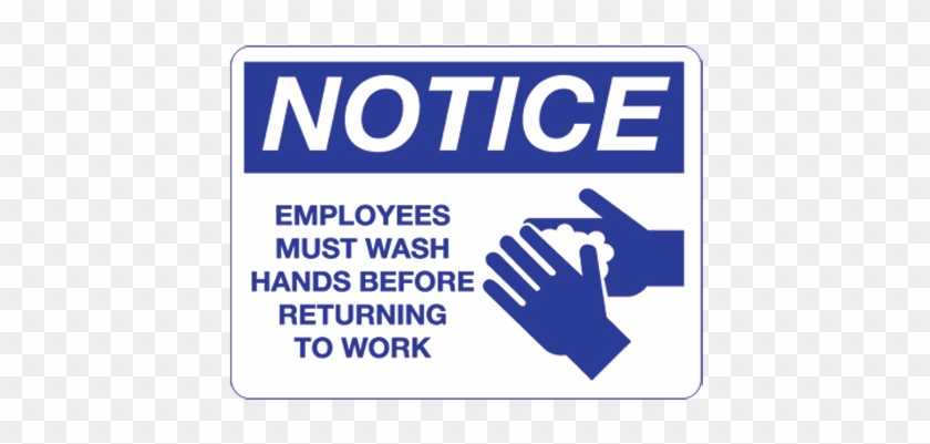 printable employees must wash hands sign