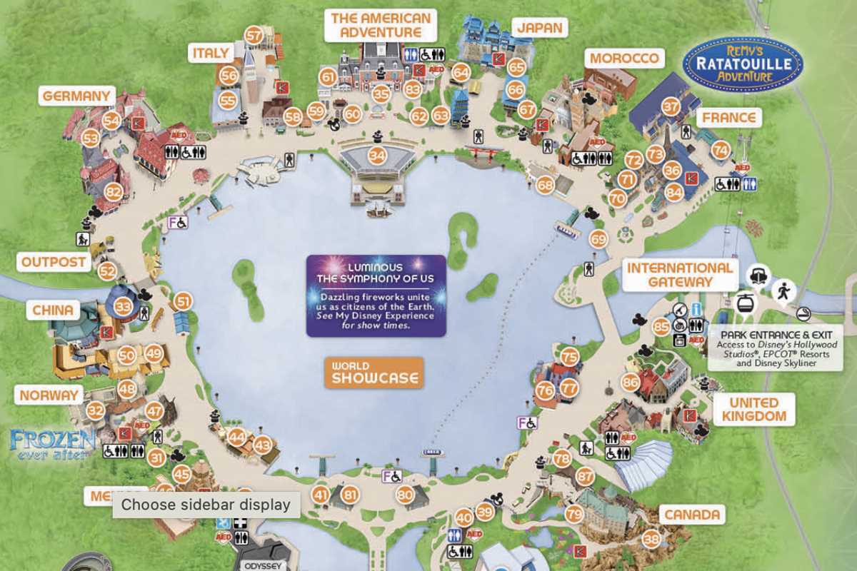 printable epcot map