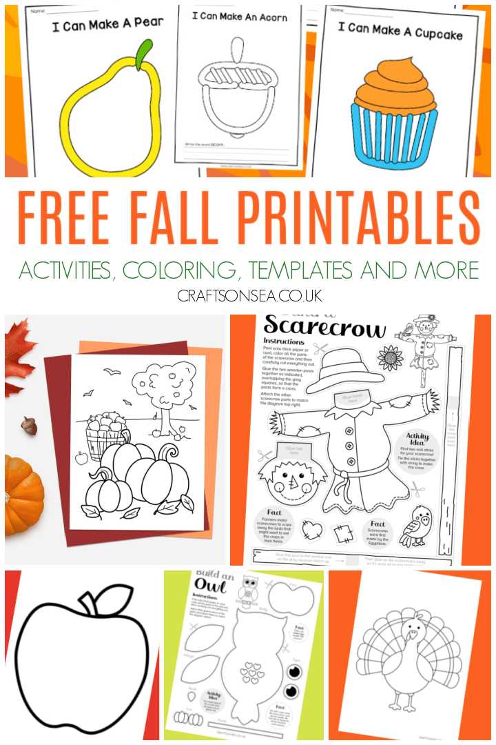 printable fall cutouts