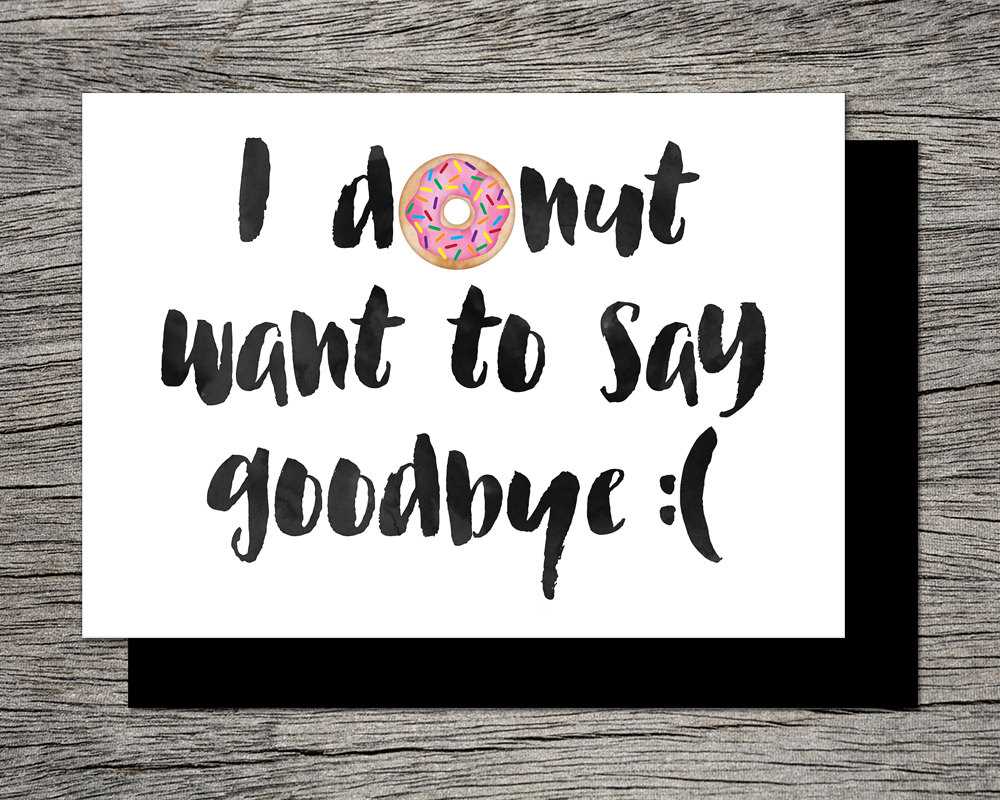 printable farewell card