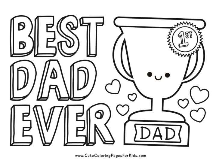 printable fathers day pictures to color