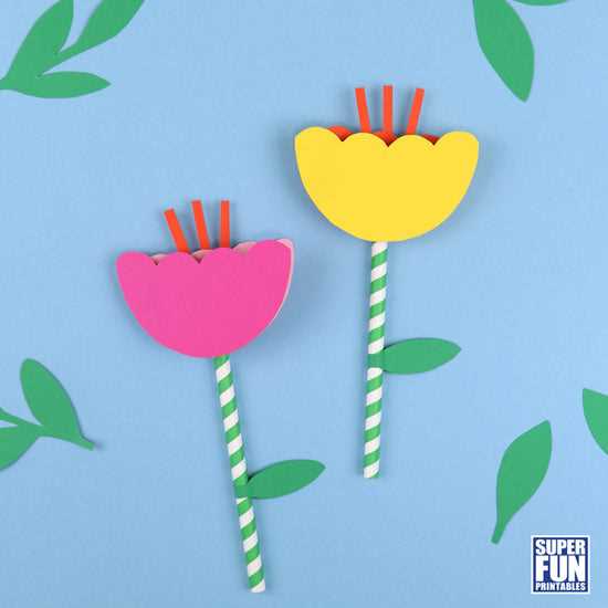 printable flower craft
