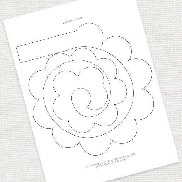 printable flower paper