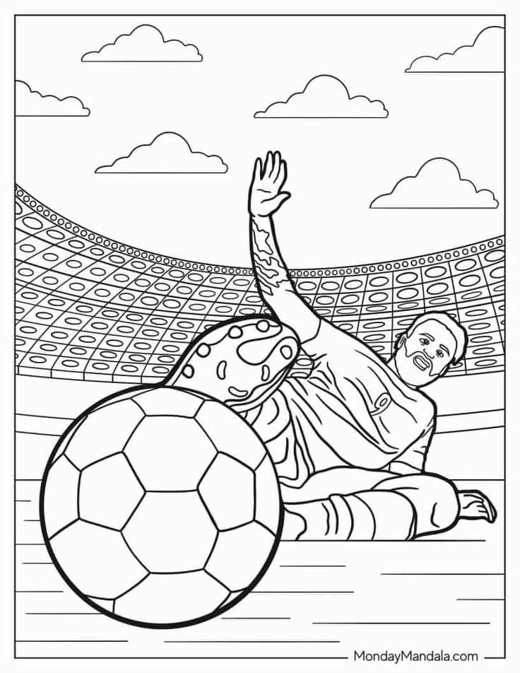 printable football coloring pictures