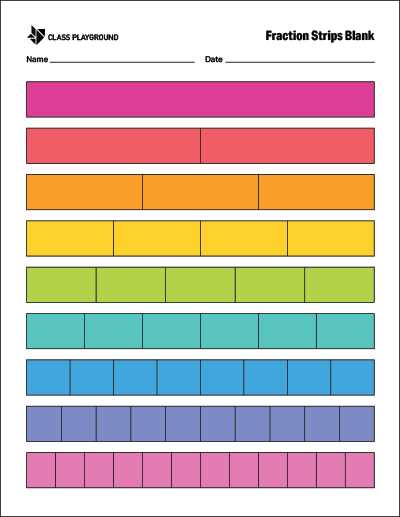 printable fraction tiles