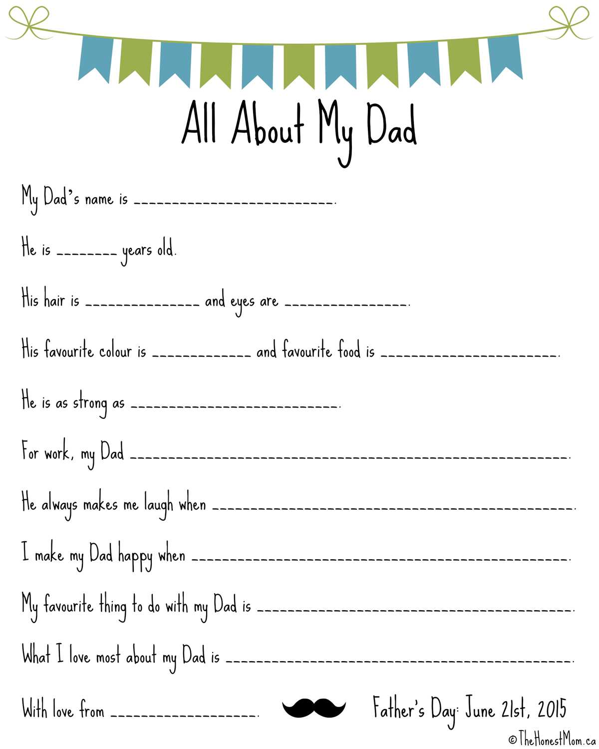 printable free mad libs
