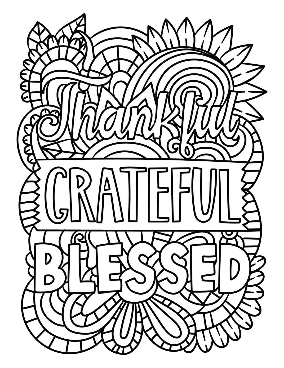 printable free printable thank you coloring pages