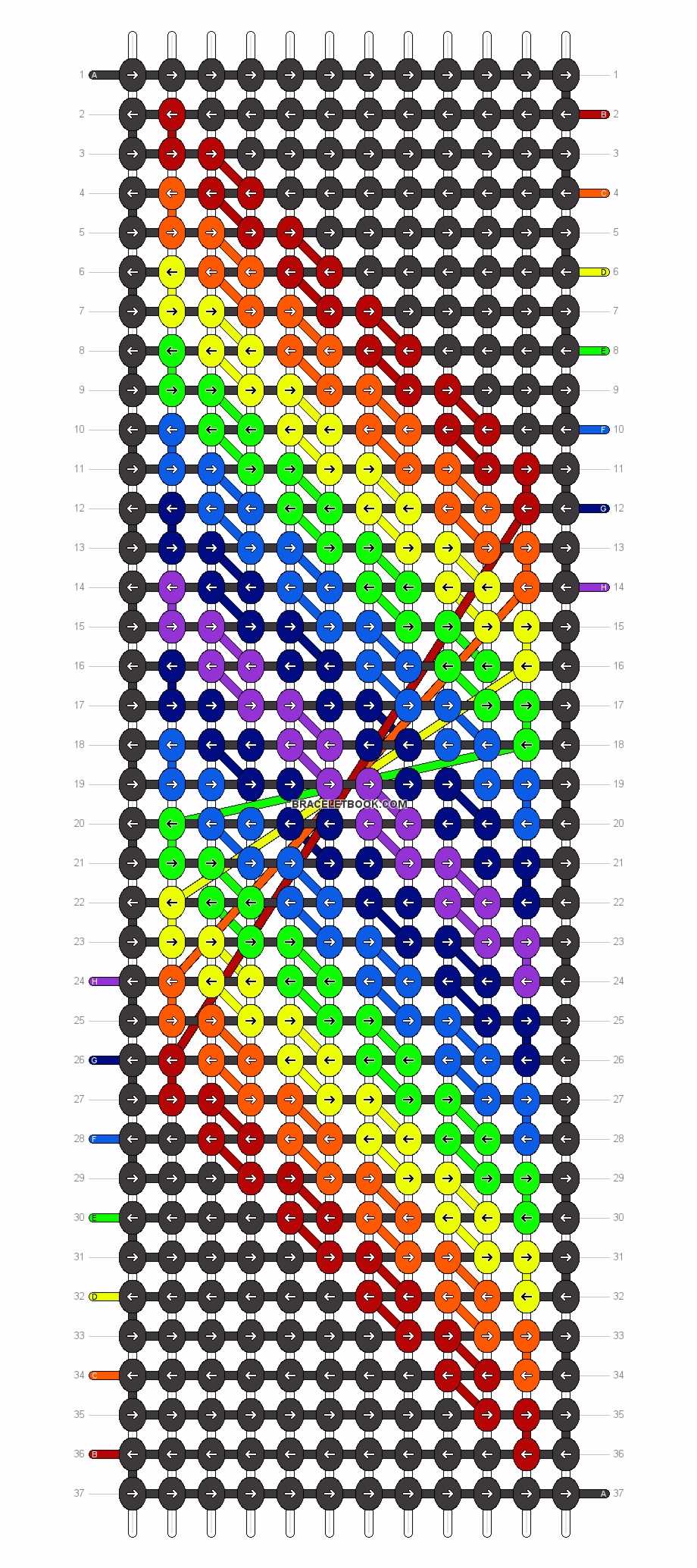 printable friendship bracelet patterns