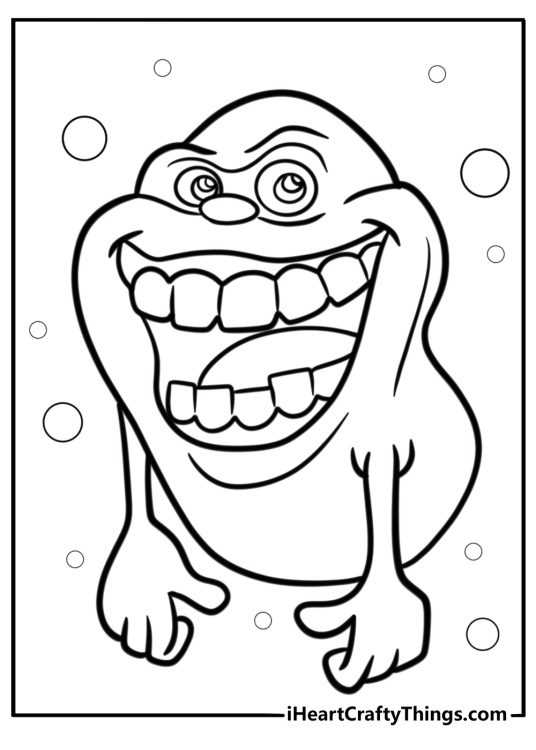 printable ghostbusters coloring pages