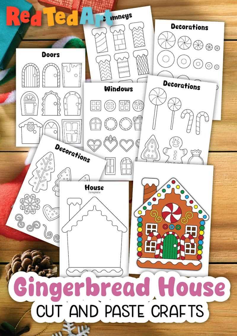 printable gingerbread house patterns