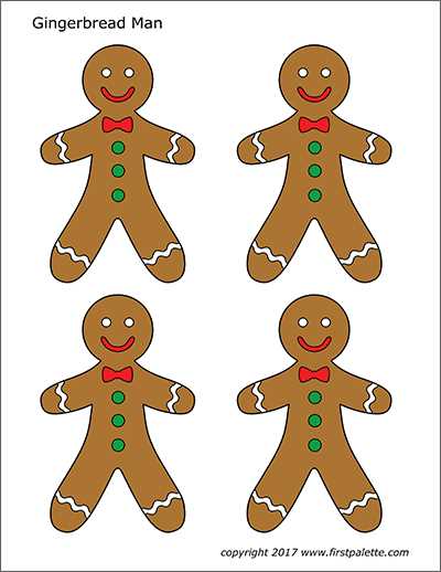 printable gingerbread man coloring pages