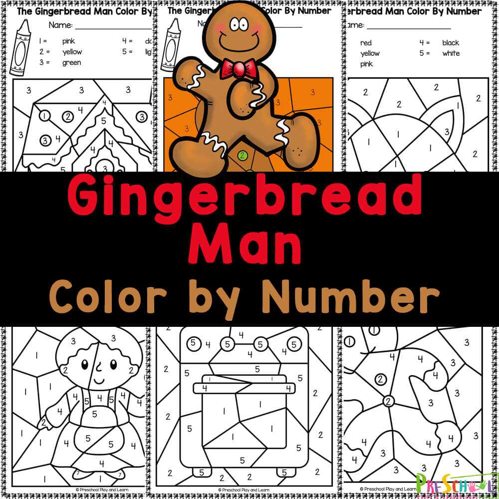 printable gingerbread man coloring pages