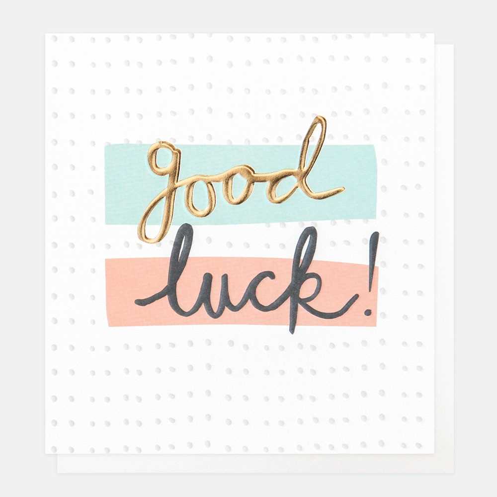 printable good luck cards