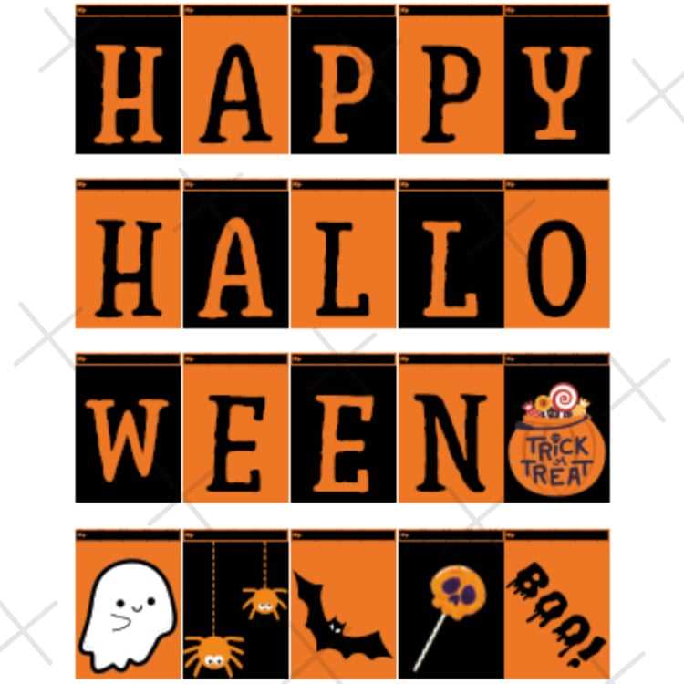 printable halloween banner