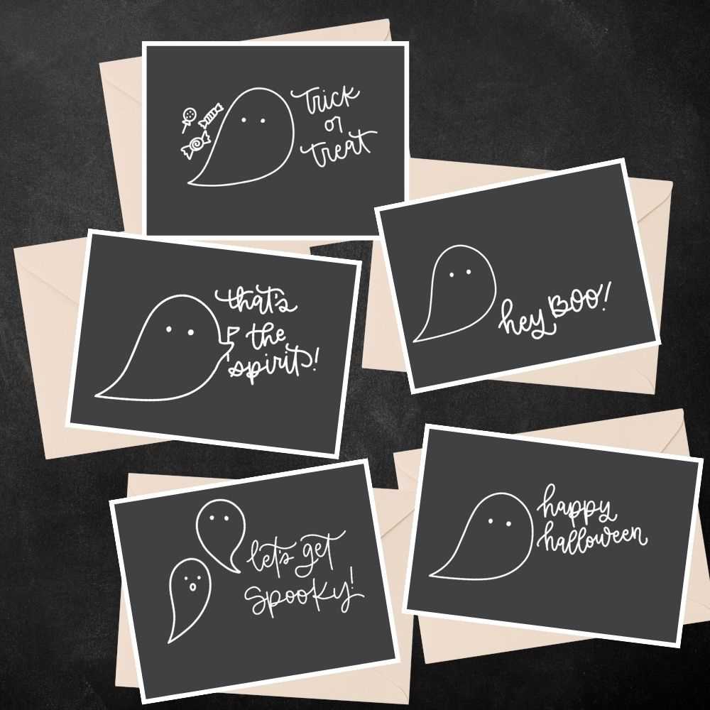 printable halloween cards