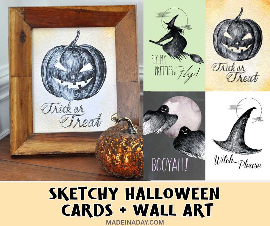 printable halloween cards