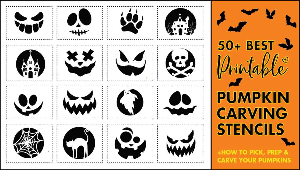 printable halloween pumpkin carving templates