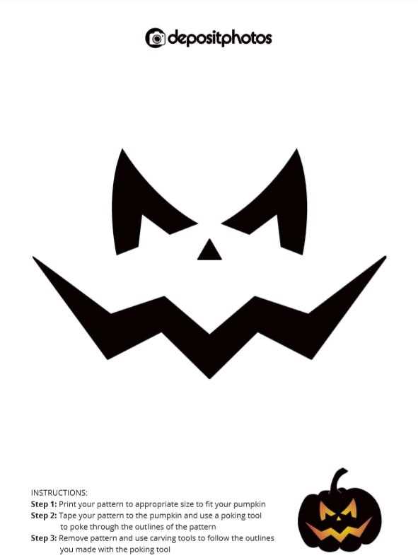 printable halloween pumpkin carving templates
