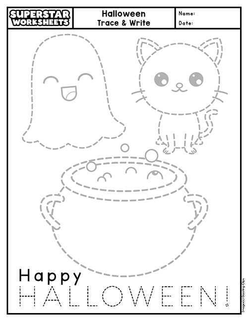 printable halloween worksheets