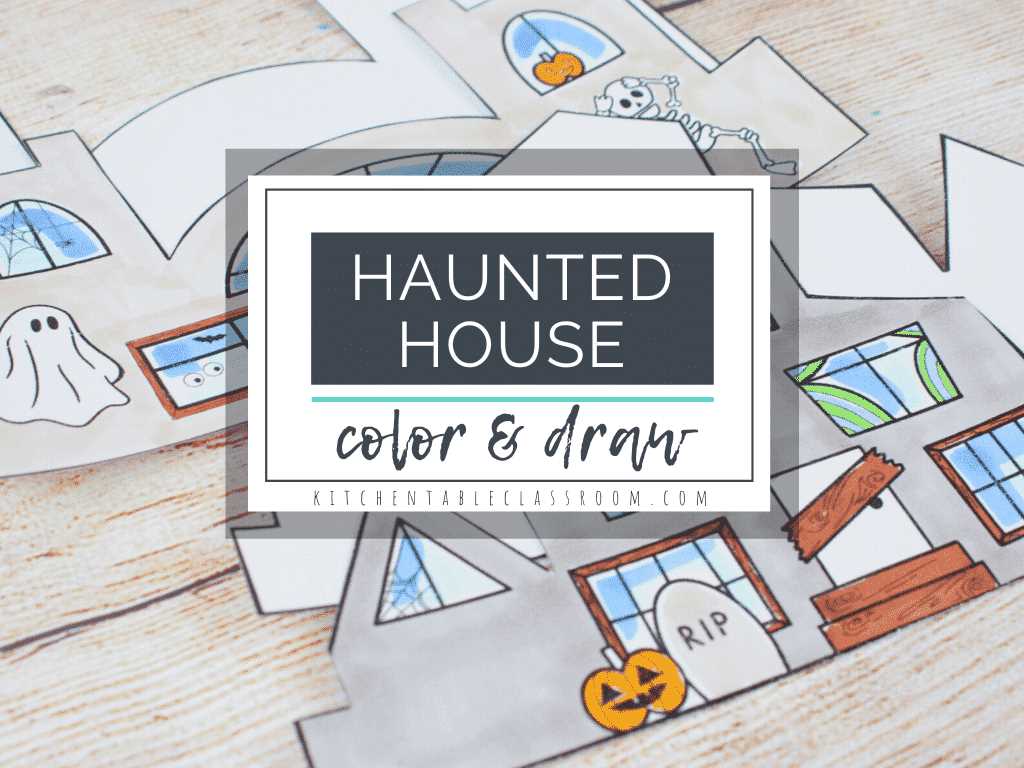 printable haunted house template