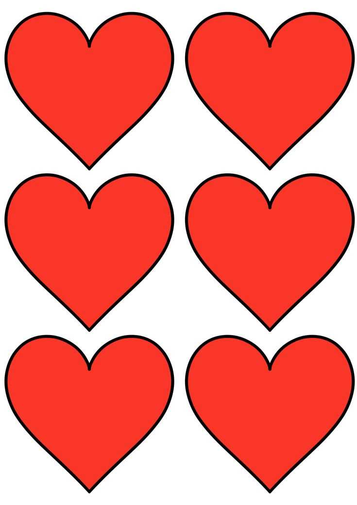 printable heart templates different sizes