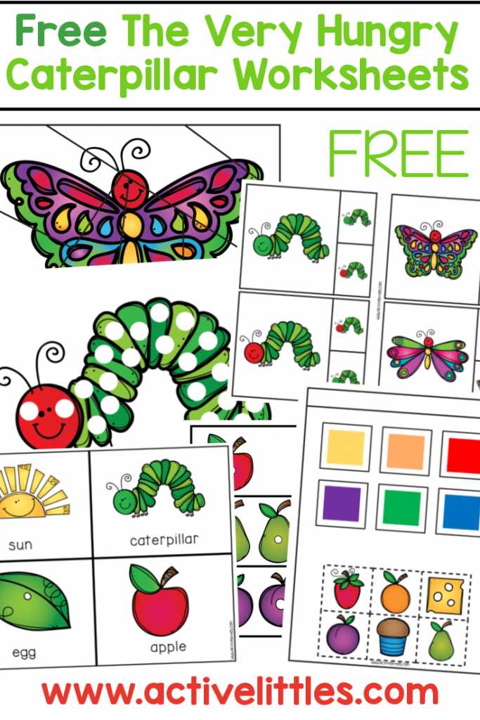 printable hungry caterpillar craft