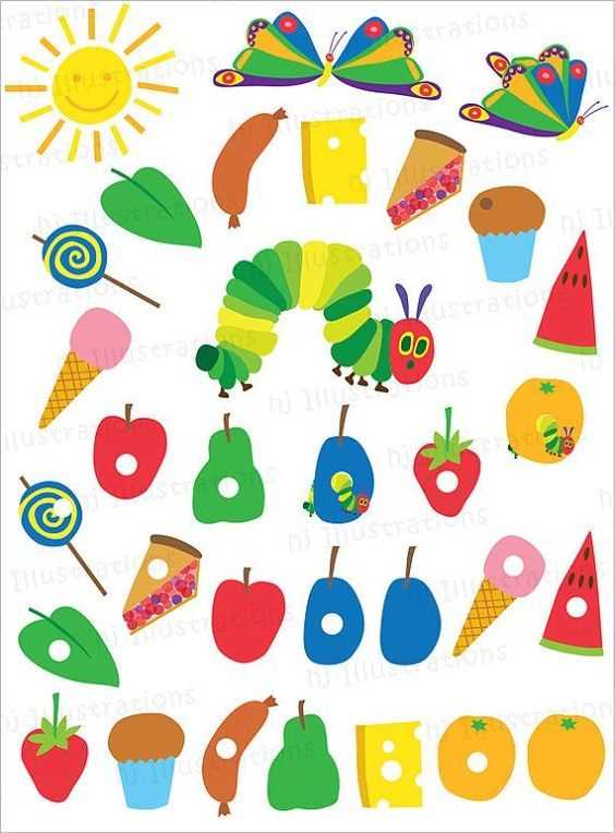 printable hungry caterpillar fruit