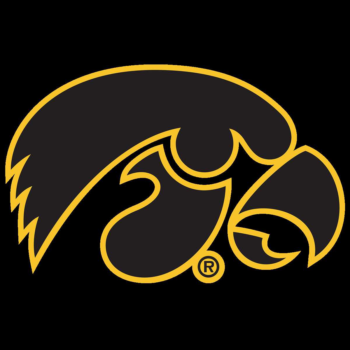 printable iowa hawkeyes logo