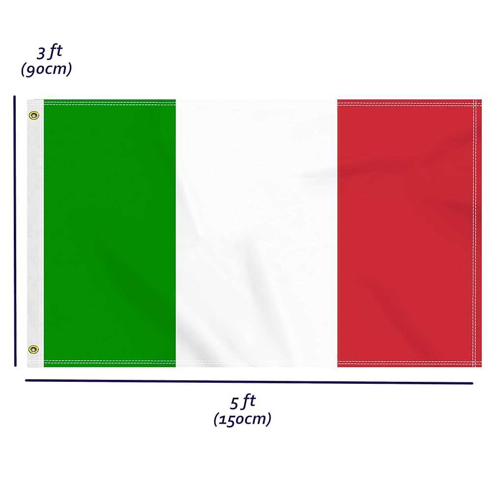 printable italy flag