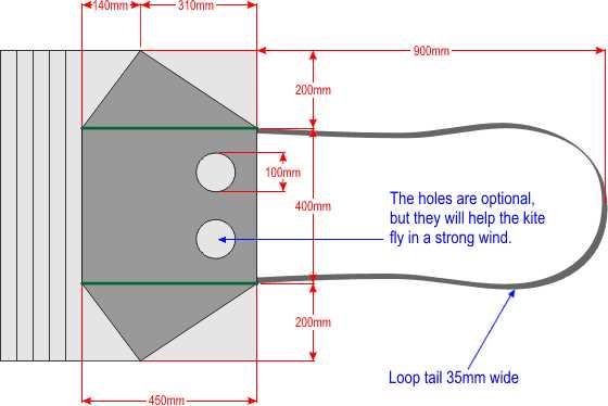 printable kite pattern