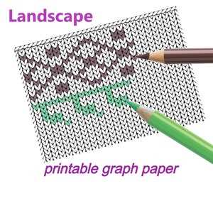 printable knitting graph paper