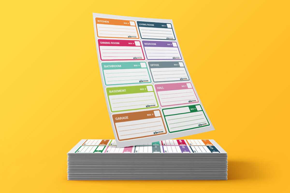printable labels for moving boxes