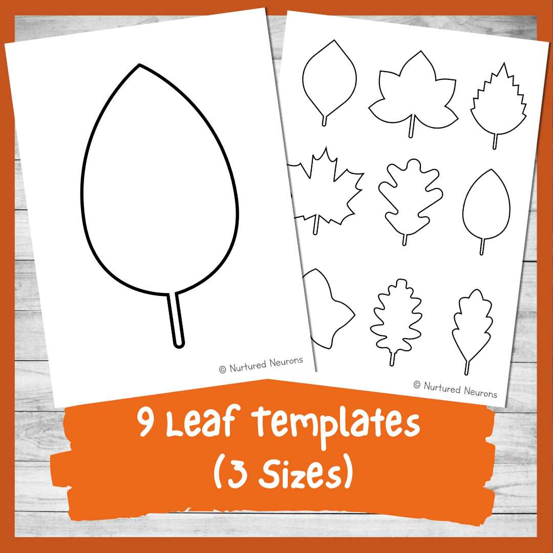printable leaves template