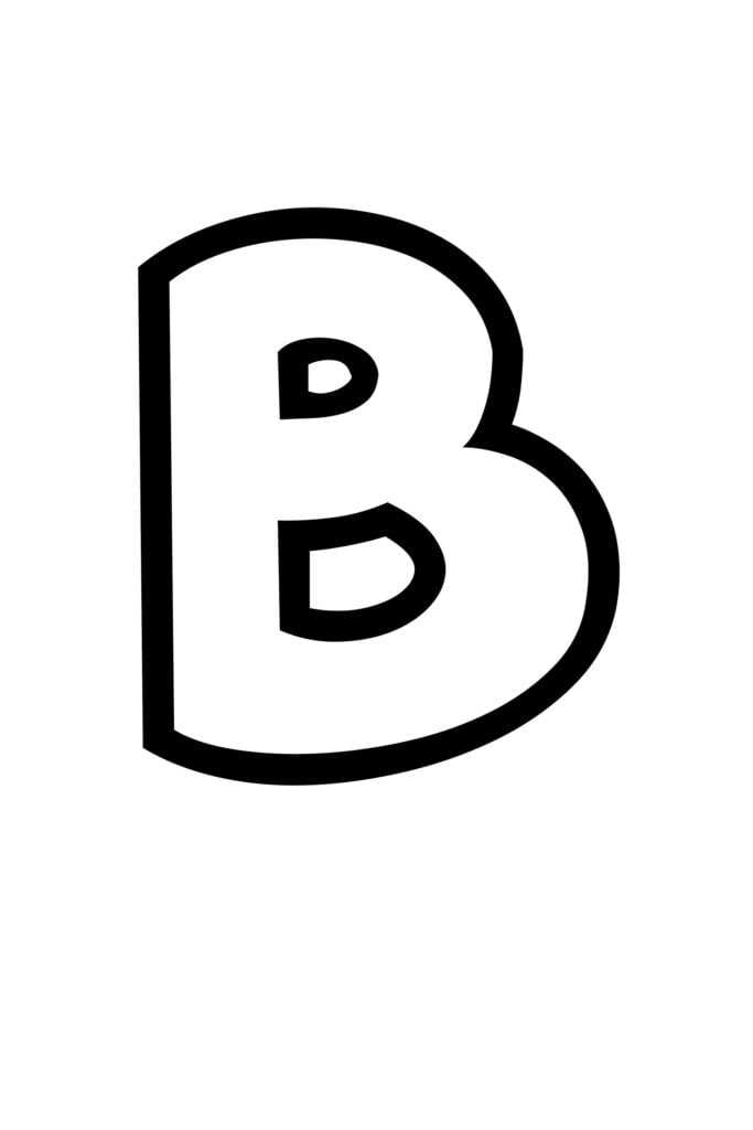 printable letter a stencils