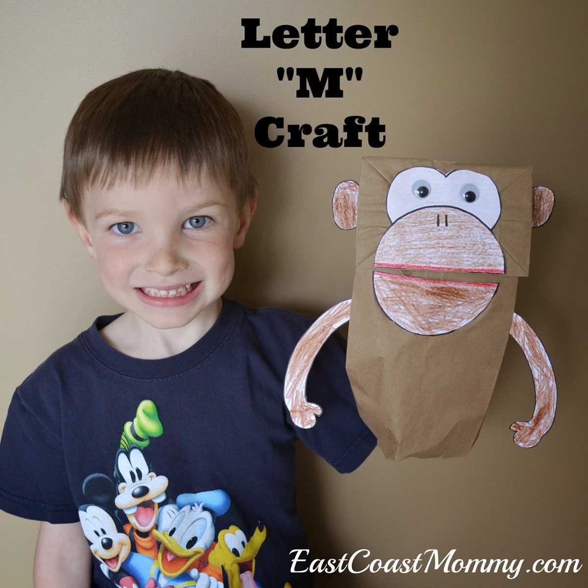 printable letter m craft template