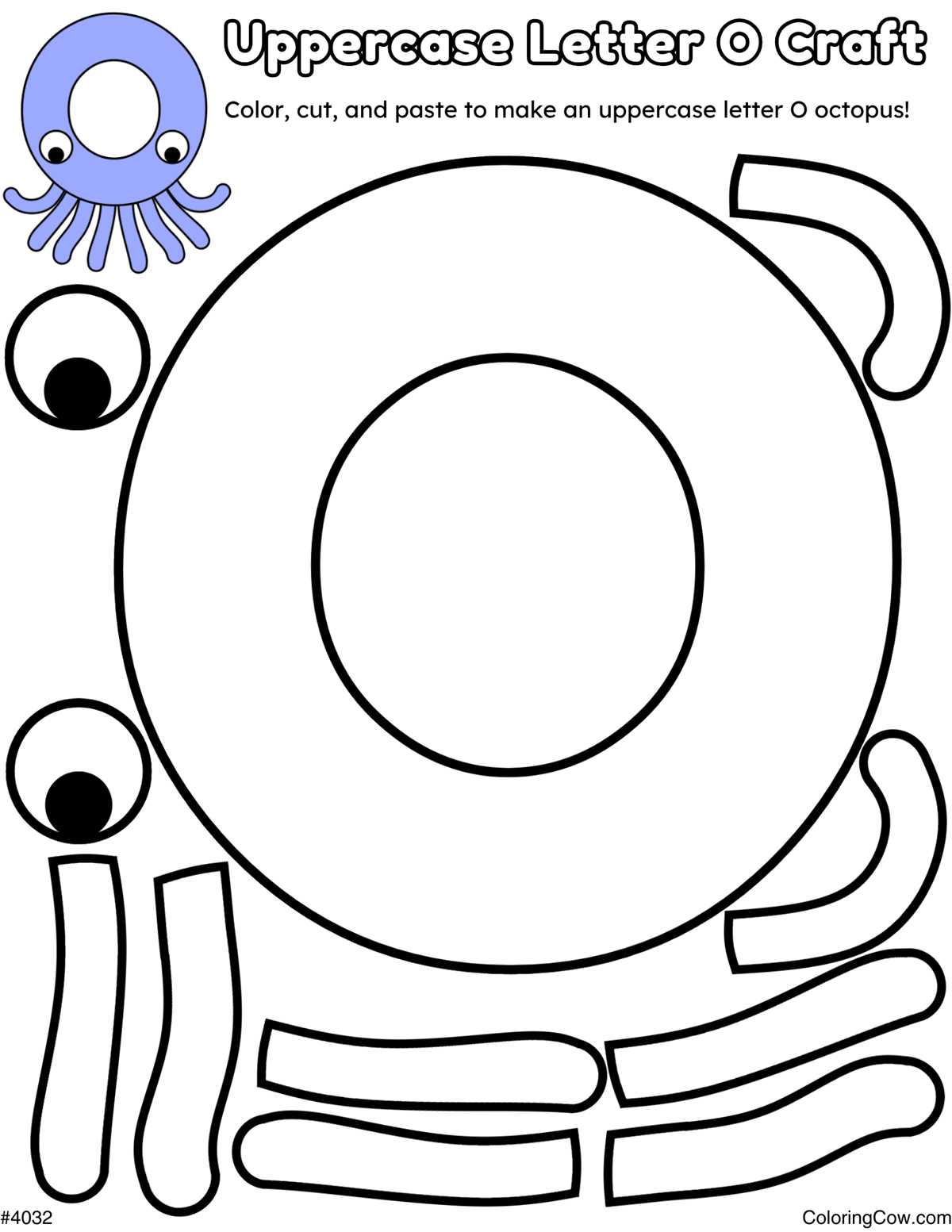 printable letter o crafts