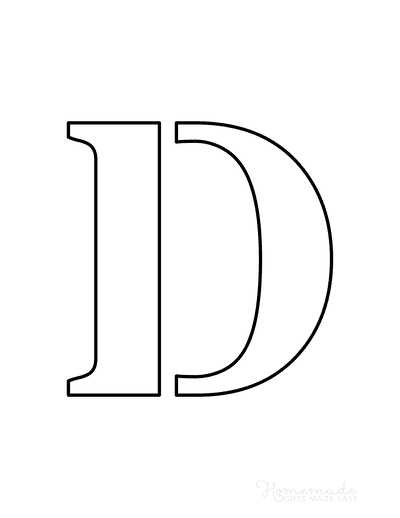 printable letter stencil